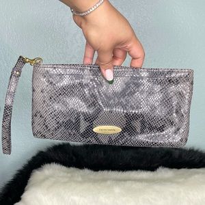 Brahmin faux snake clutch